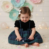 Tiny Check Forest Frock