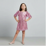 Blush Stripe Sequin Tunic