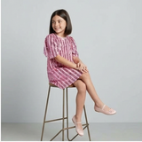 Blush Stripe Sequin Tunic