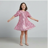 Blush Stripe Sequin Tunic