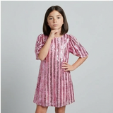 Blush Stripe Sequin Tunic