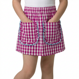 Check Frill Skirt