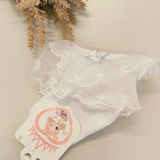 Lace Twirl White Socks