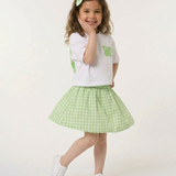 Gingham Playdate Skirt Set