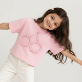 Pink 3D Cherry Tee