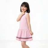 Pink Sleeveless Polo Dress