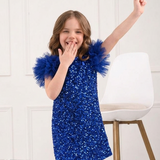 Moon Stone Ruffle Dress