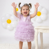 Lavender Fields Ruffled Dress