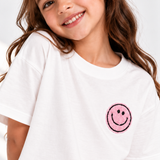 Smiley Patch Top