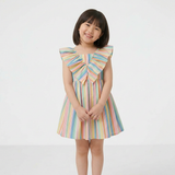 Striped Ruffle Dress