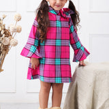 Berry Check Winter Tunic