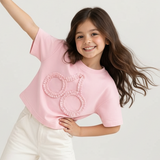 Pink 3D Cherry Tee