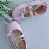 Pink Pearl Strap Ballerina
