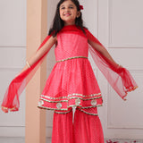 Rangrez Bandhani Sharara Set