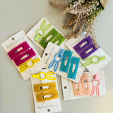 Beaded Elegance Clip Set