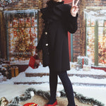 Black Diva Coat Dress