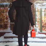 Black Diva Coat Dress