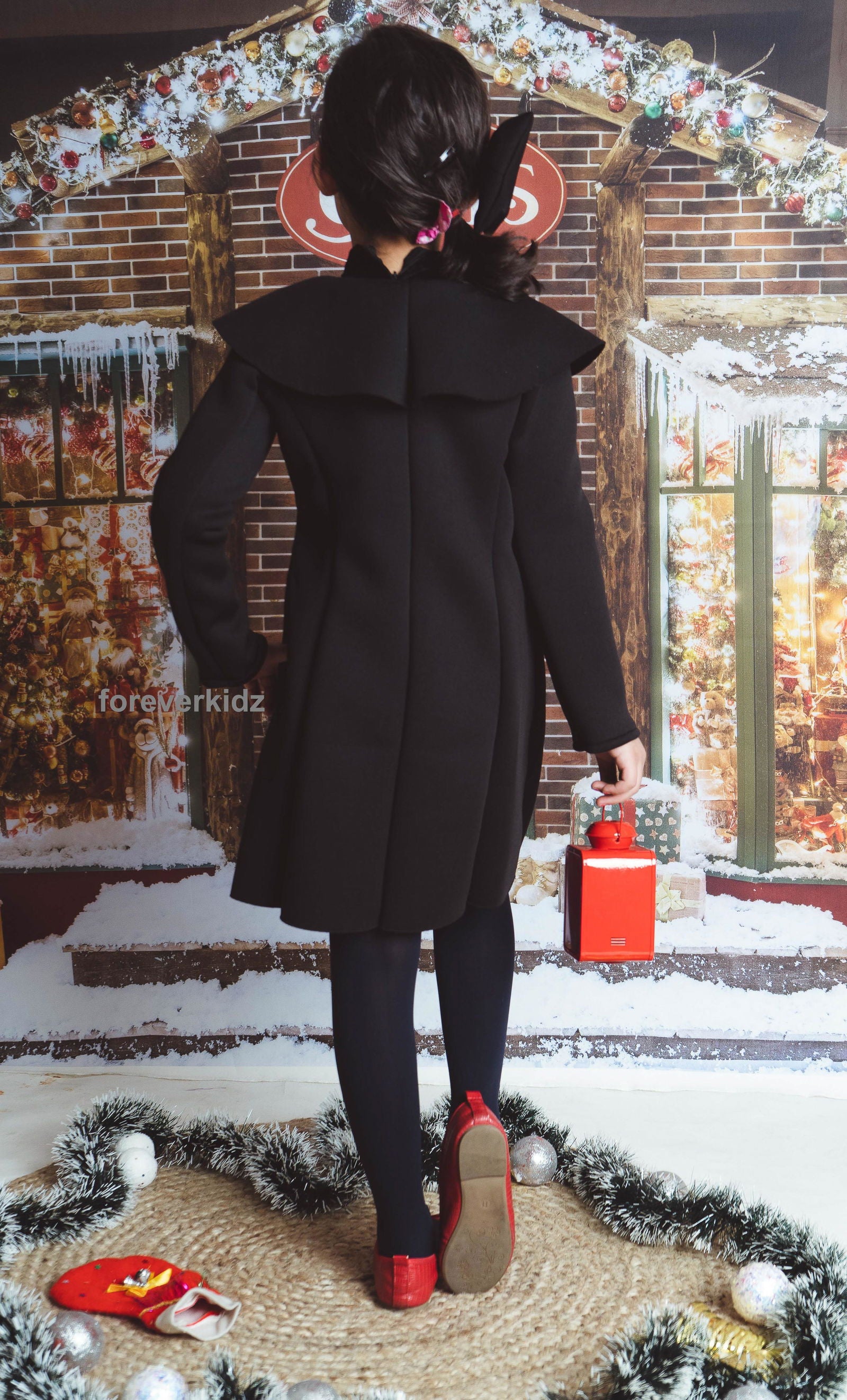 Black Diva Coat Dress