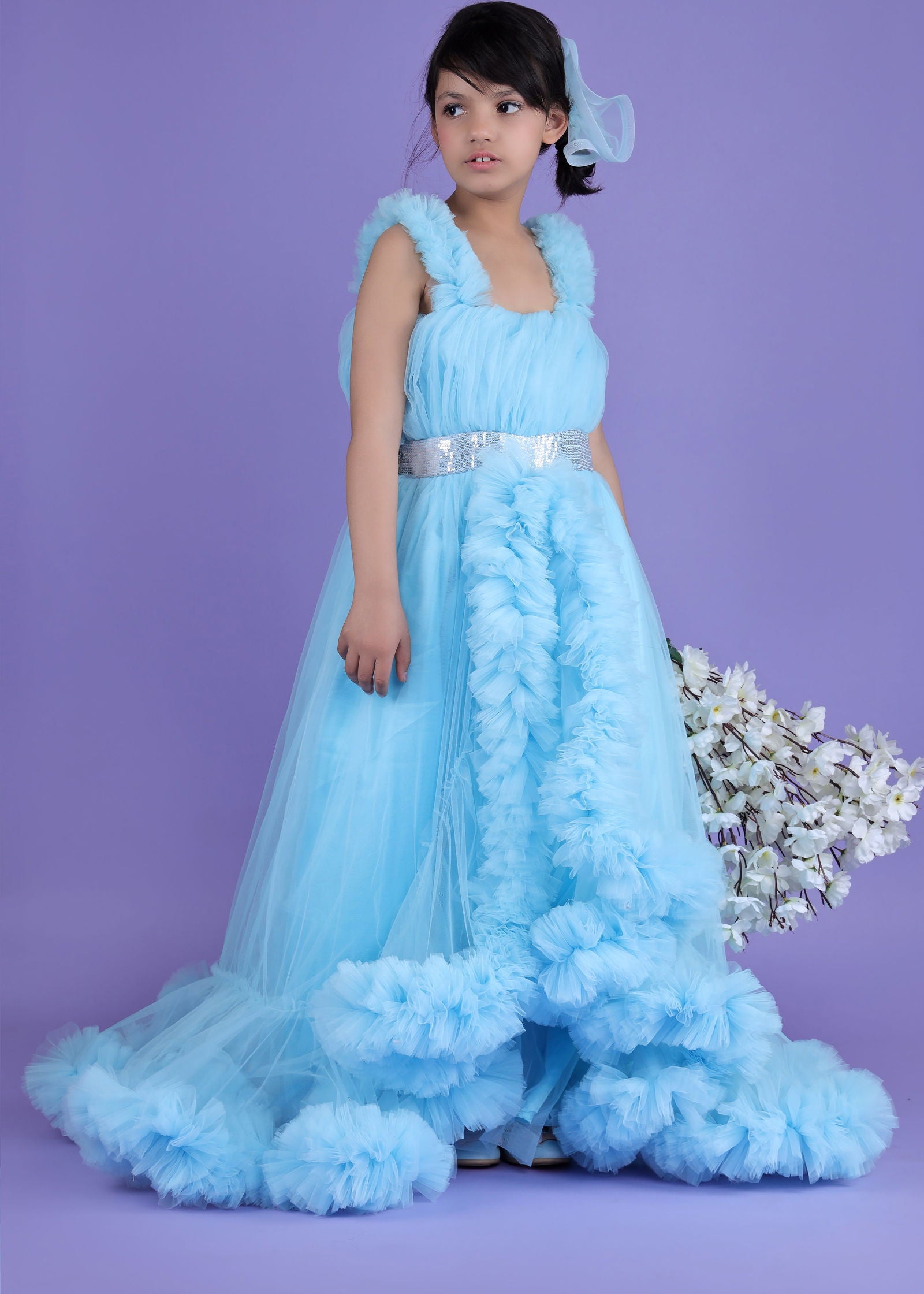Blooming Sky Luxury Gown