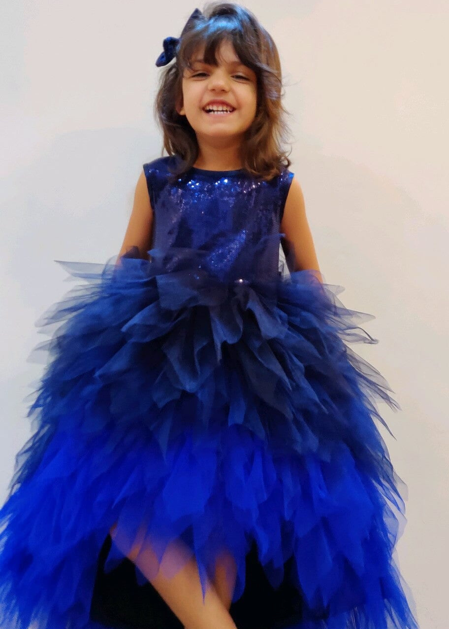 Blue Star Hilow Party dress