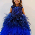 Blue Star Hilow Party dress
