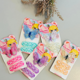 Butterfly Blossom Clip Set