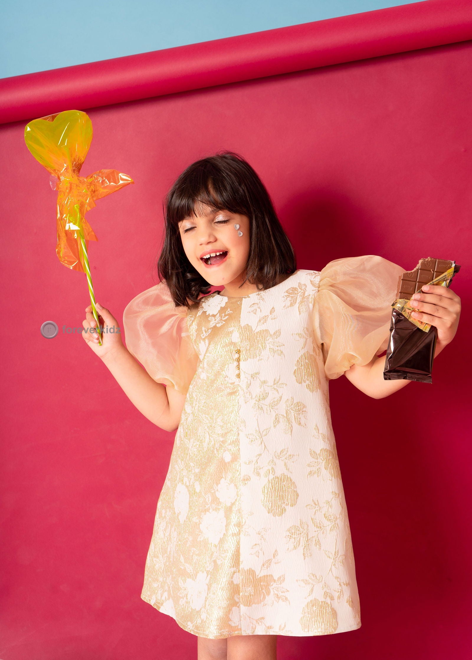 Butterscotch Jacquard Dress