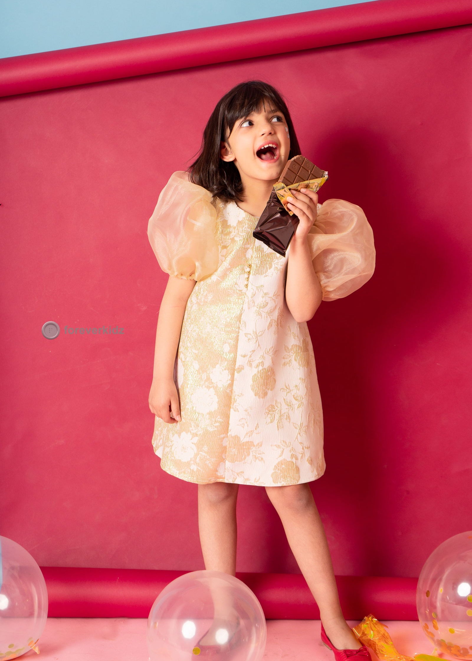 Butterscotch Jacquard Dress