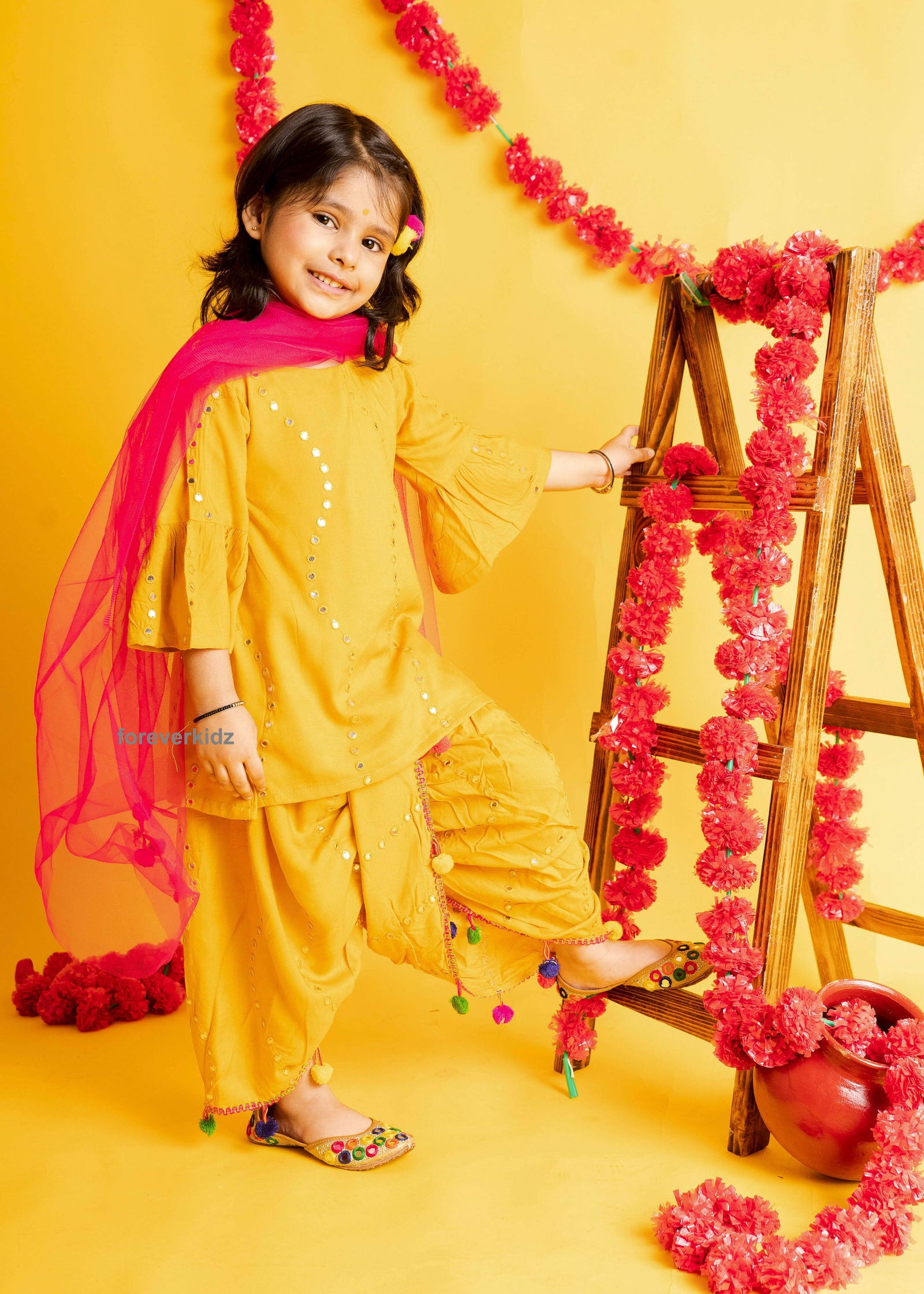 Charming Amber Punjabi Suit
