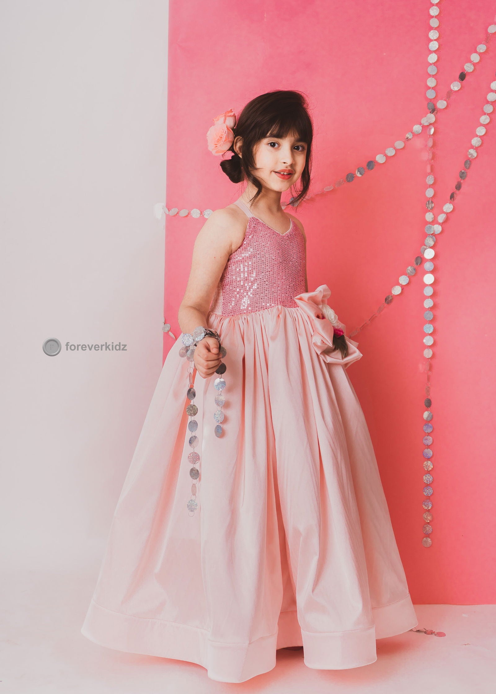 Cotton Candy Flower Gown
