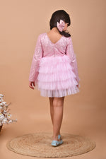 Load image into Gallery viewer, Blush Elegance Party Dress

