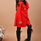 Red Diva Coat Dress