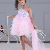 Twinkling Stardust Dress With Trail.