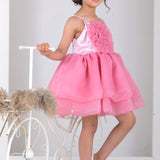 Rose Punch Ruffle Frock