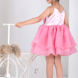 Rose Punch Ruffle Frock