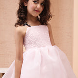Blush Cloud Smocked Strappy Dress
