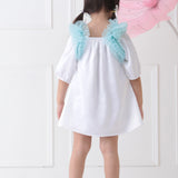 Joyful Sweet Treats Frilly Sleeves Tunic Dress