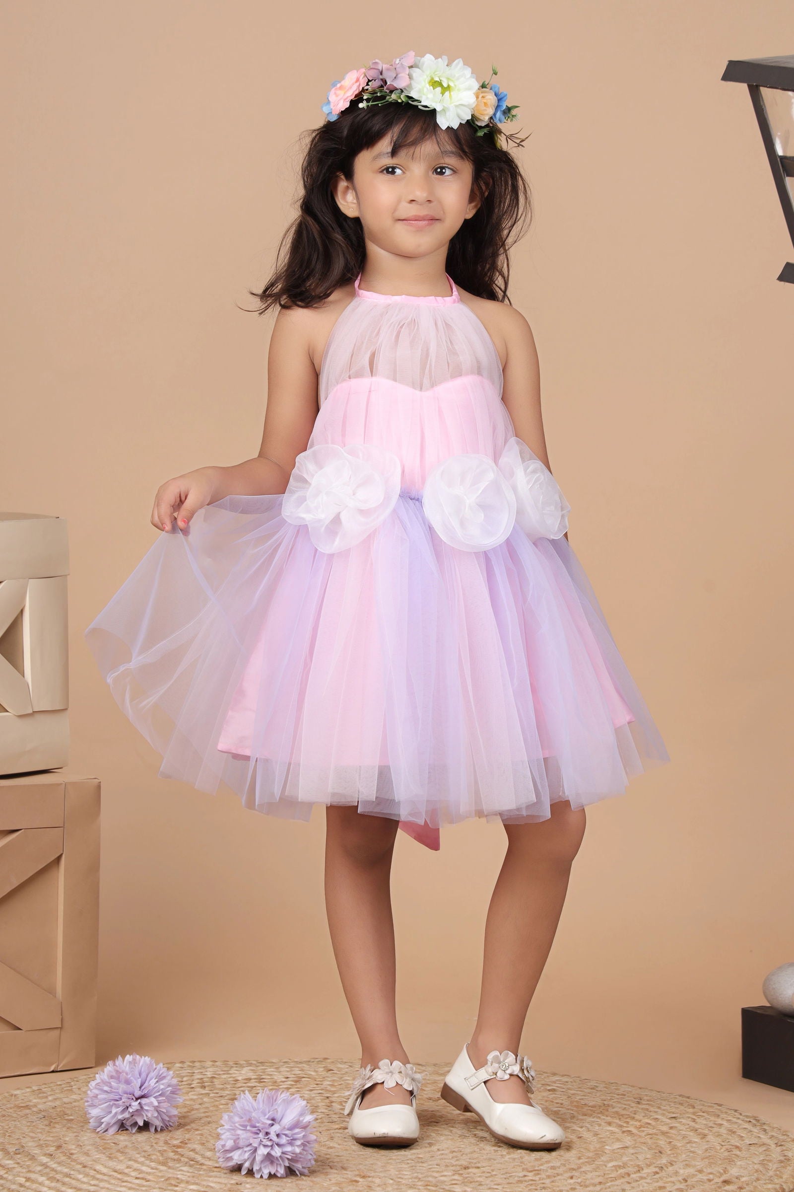 Double Bloom Tutu Dress