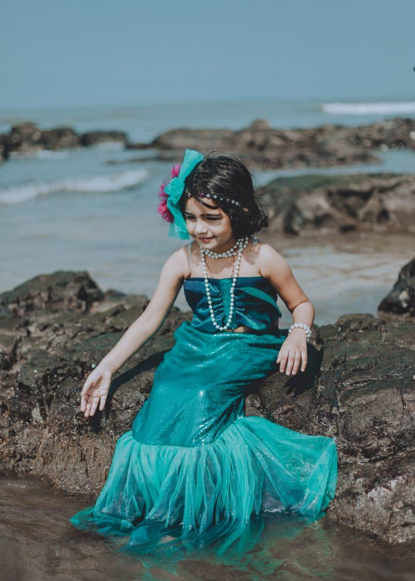 mermaid dress for 10 year olds Mermaid Girls' Dresses Elonnashop