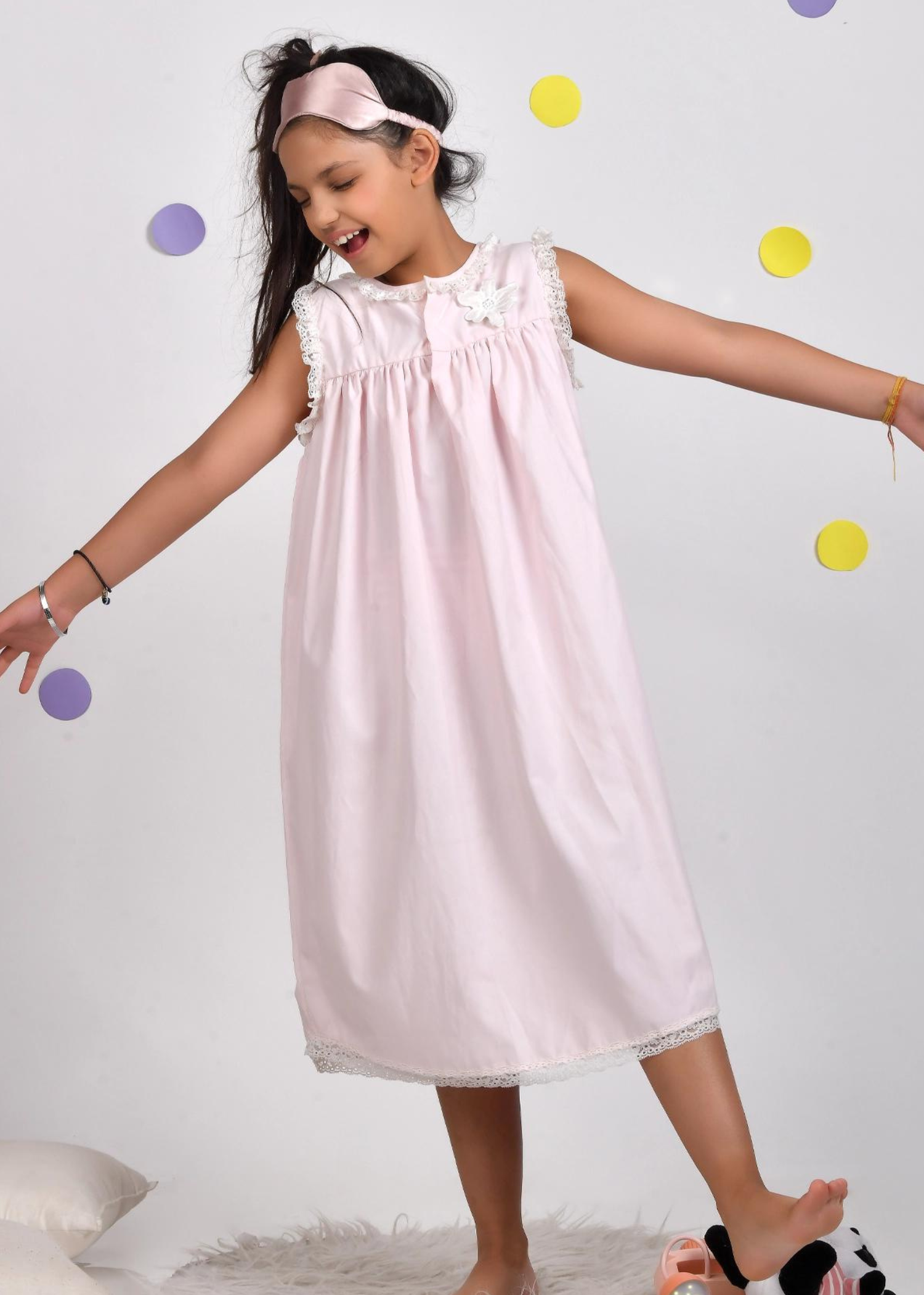 Dreamy Lace Nighty ( With Sleep Mask )