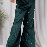 Emerald Flare Pants