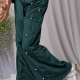 Emerald Flare Pants