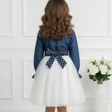 Denim Cloud Dreams Party Frock