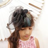 Hat Black Fascinator with Veil
