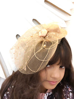 Load image into Gallery viewer, Luxe Golden Fascinator
