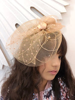 Load image into Gallery viewer, Luxe Golden Fascinator
