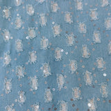 Sequin Denim Blue Dress