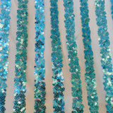 Aqua Blue Stripe Dress
