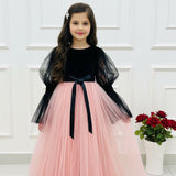 Midnight Rose Velvet Party Gown