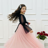 Midnight Rose Velvet Party Gown